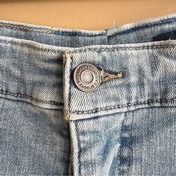 Lucky Brand Midrise Cropped Ava Pants - Size 14/32 - Casual Denim - Picture 2 of 5